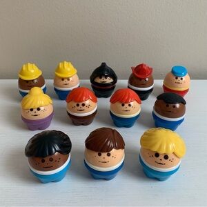 Vintage Little Tikes Toddle Tots Chunky Figures Lot of 12